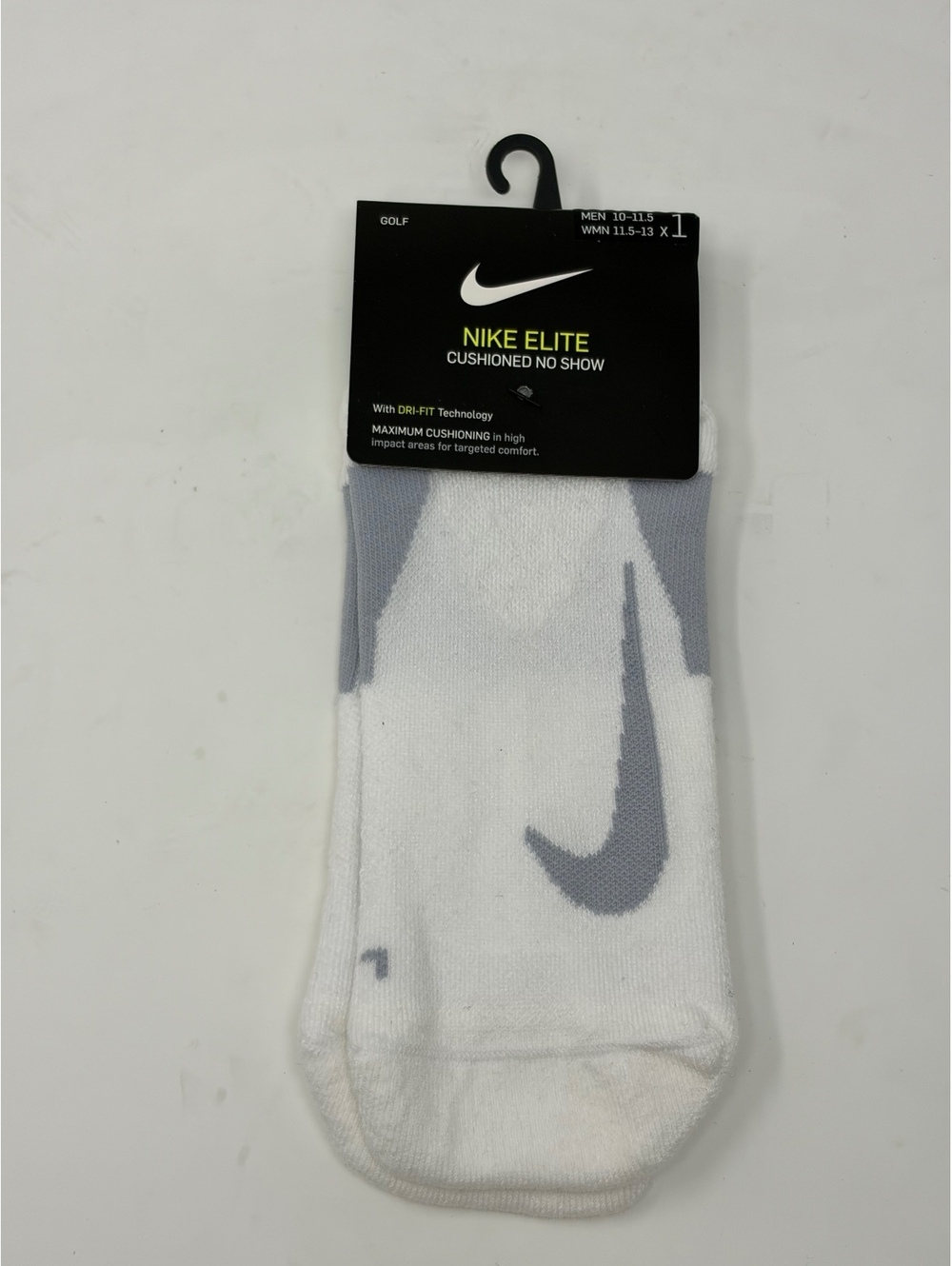 Nike Elite Cushioned No Show Socks Men 10-11.5 Women 11.5-13